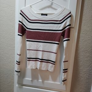 Striped Long Sleeve Sweater